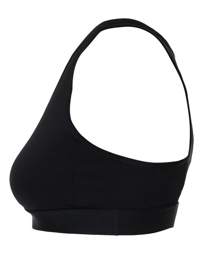 Adidas Women's Techfit Compression Racerback Sports Bra AT750 #color_Black