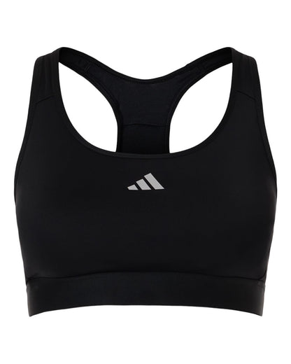 Adidas Women's Techfit Compression Racerback Sports Bra AT750 #color_Black