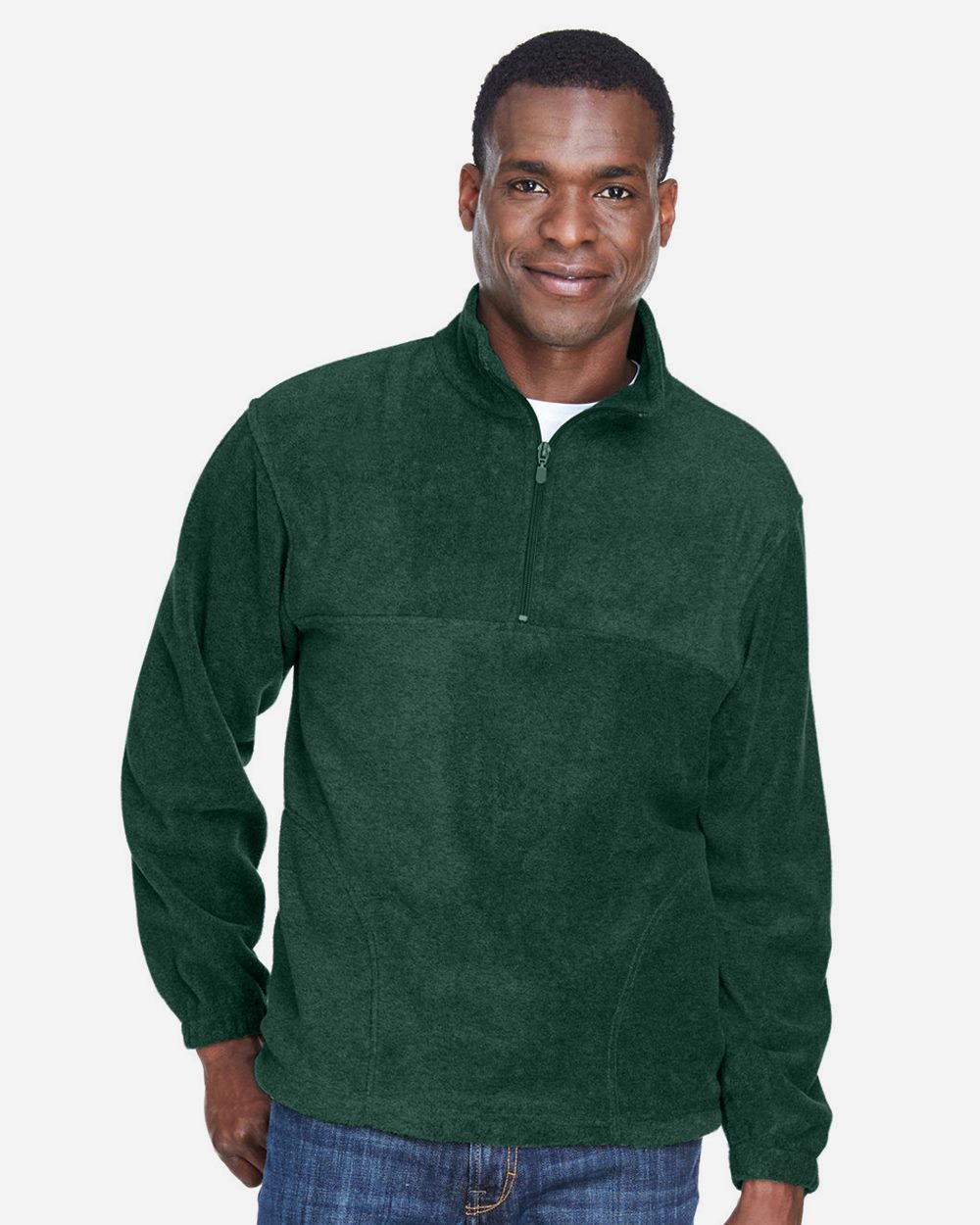 Harriton Men's Fleece Quarter-Zip Pullover M980