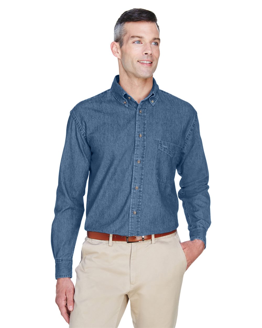 Harriton Men's Denim Shirt M550