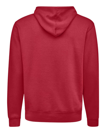 J. America Unisex BTB Fleece Hooded Sweatshirt 8720 #color_Cardinal
