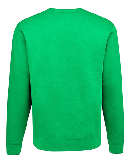 J. America Unisex BTB Fleece Crewneck Sweatshirt 8721 #color_Kelly