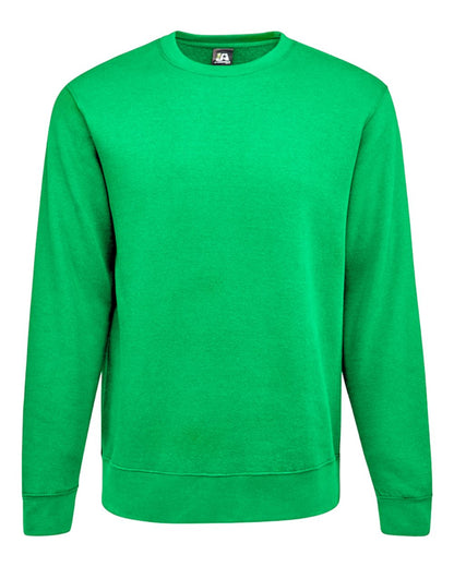 J. America Unisex BTB Fleece Crewneck Sweatshirt 8721 #color_Kelly