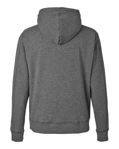 J. America Unisex Electric Fleece Hooded Sweatshirt 8740 #color_Electric Onyx