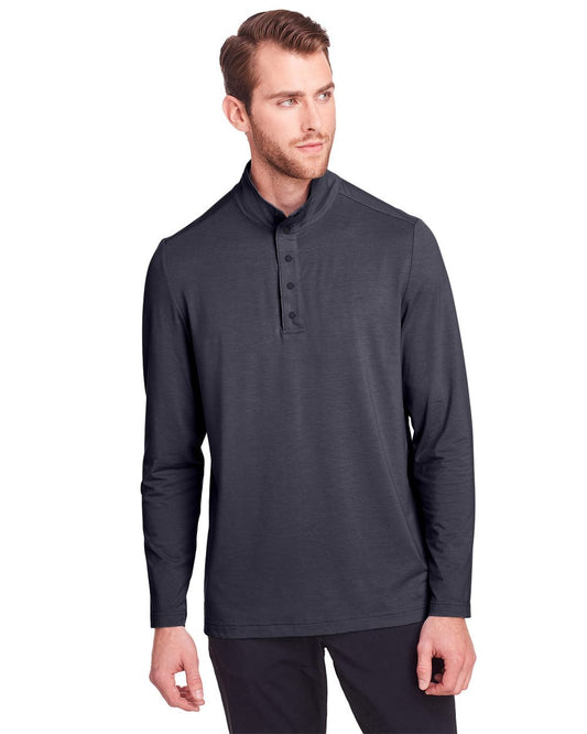 North End Men's JAQ Stretch Performance Snap-Neck Pullover NE400