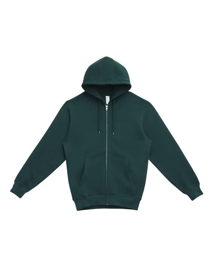Lane Seven Unisex Premium Full-Zip Hooded Sweatshirt LS14003 #color_Sports Green