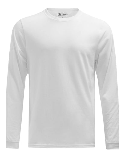 Recover Unisex Eco Long Sleeve T-Shirt EC102 #color_White