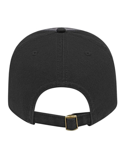 CAP AMERICA Relaxed Golf Dad Hat i1002 #color_Dark Grey/ Black