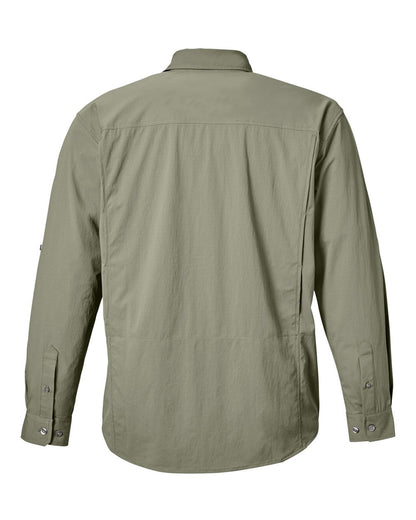 HUK Men's Creekbed Pocket Fishing Shirt H150184 #color_Moss
