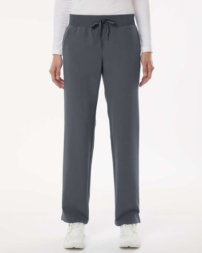 Jaanuu Women's Xenos Essential Knit-Waist Scrub Pants W20001 #colormdl_Carbon Grey