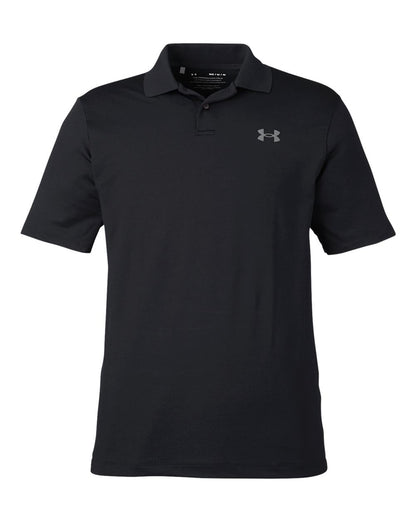 Under Armour Men's Performance 3.0 Golf Polo 1377374 #color_Black/ PTC Grey