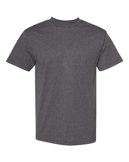 American Apparel Unisex Heavyweight Cotton Tee 1301 #color_Heather Charcoal