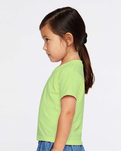 Rabbit Skins Toddler Cotton Jersey Tee 3301T #colormdl_Key Lime