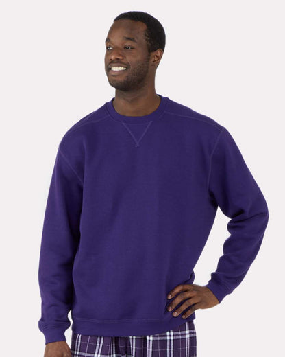 Boxercraft Fleece Crew Pullover BM5101 #colormdl_Purple