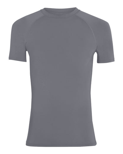 Augusta Sportswear Men's Hyperform Compression Raglan T-Shirt 2600 #color_Graphite