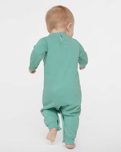 Rabbit Skins Infant Fleece One-Piece 4447 #colormdl_Saltwater
