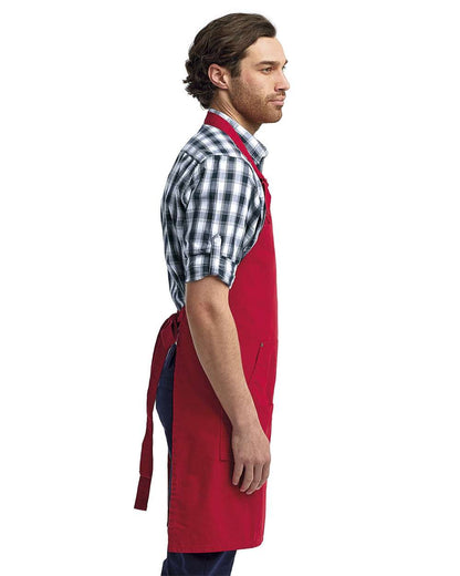 Artisan Collection by Reprime Calibre Heavy Cotton Canvas Pocket Apron RP137 #colormdl_Red
