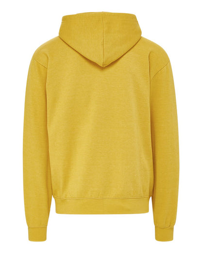 MV Sport Unisex Retro Heather Full-Zip Hooded Sweatshirt 2349 #color_Ginger