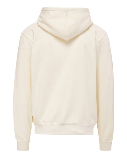 MV Sport Unisex Retro Heather Full-Zip Hooded Sweatshirt 2349 #color_Ecru