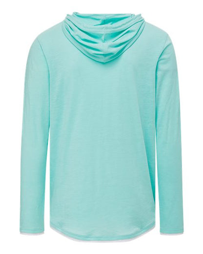 MV Sport Unisex Miles Slub Hooded Long Sleeve T-Shirt 24401 #color_Oasis