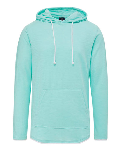 MV Sport Unisex Miles Slub Hooded Long Sleeve T-Shirt 24401 #color_Oasis