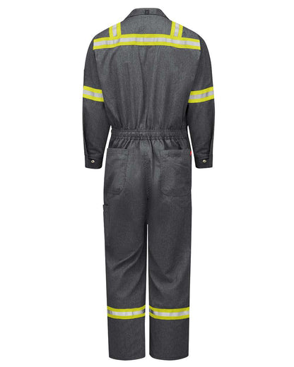 Bulwark Men's iQ Series® Mobility Coverall QC20 #color_Dark Grey EV