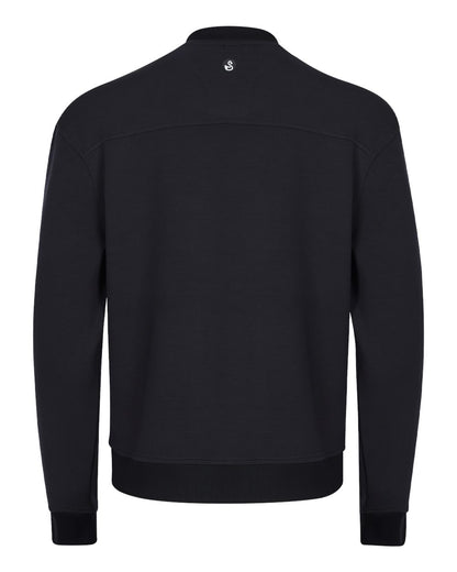 Swannies Women's Margaret Cross Neck Sweatshirt SWM500L #color_Black