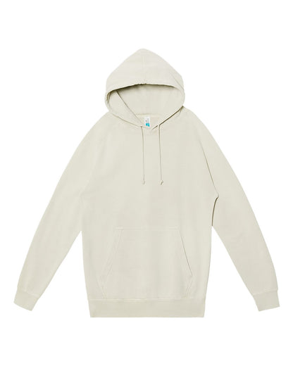 Lane Seven Unisex Vintage Raglan Hooded Sweatshirt LST004 #color_Vintage Arctic