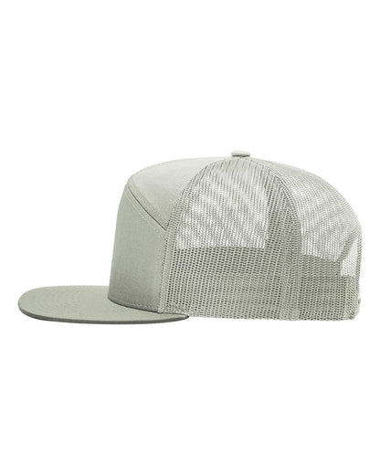 Richardson Seven-Panel Trucker Cap 168 #color_Quarry Grey