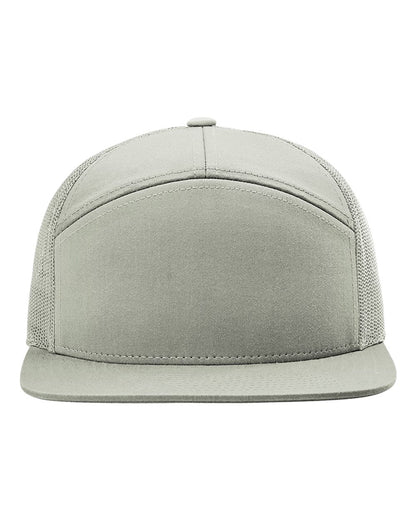 Richardson Seven-Panel Trucker Cap 168 #color_Quarry Grey