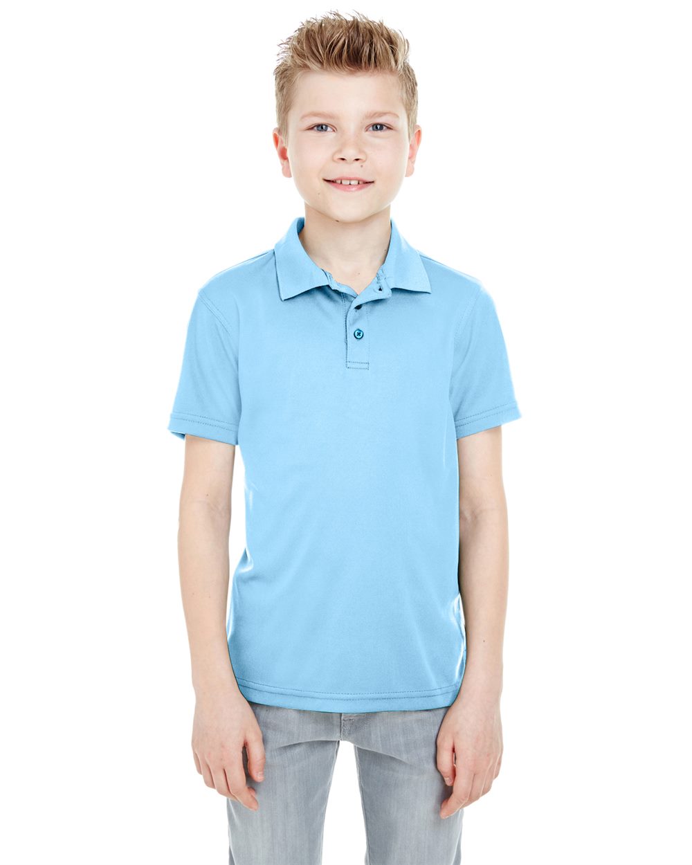 UltraClub Youth Cool & Dry Mesh Piqué Polo 8210Y