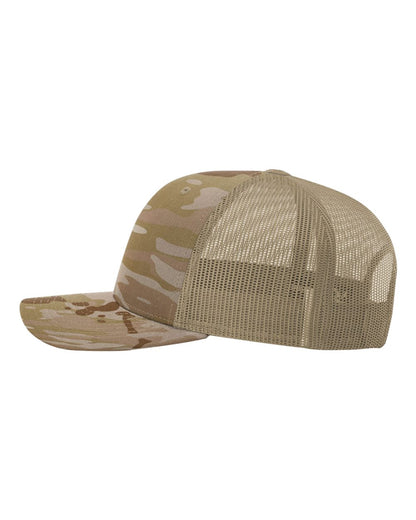 Richardson Tactical Trucker Cap 112PT #color_Multicam Arid/ Tan
