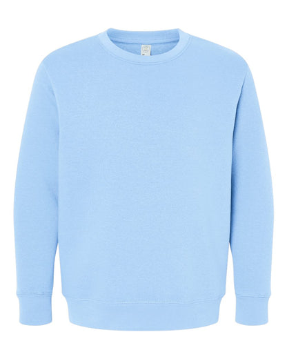 LAT Youth Elevated Fleece Crewneck Sweatshirt 2225 #color_Light Blue