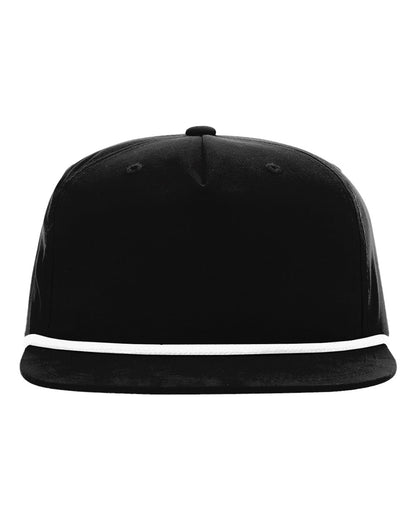 Richardson Umpqua Snapback Cap 256 #color_Black/ White