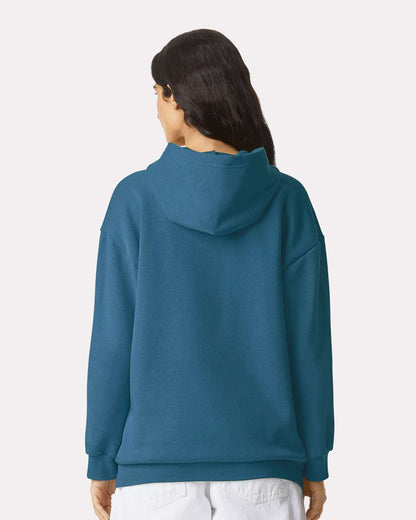 American Apparel Unisex ReFlex Fleece Hoodie Sweatshirt RF498 #colormdl_Sea Blue