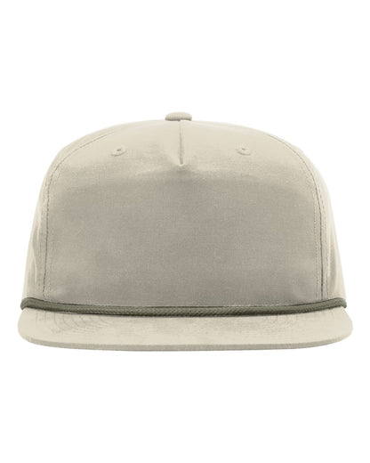 Richardson Umpqua Snapback Cap 256 #color_Sand Dune/ Loden Green