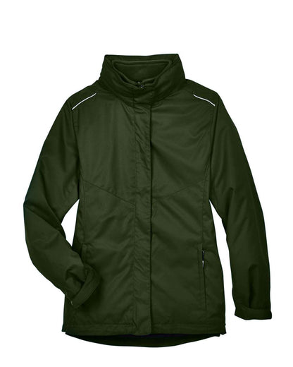 CORE365 Women's 3-in-1 Jacket with Fleece Liner 78205 #color_Forest