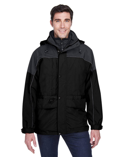 North End Men's 3-in-1 Two-Tone Parka 88006