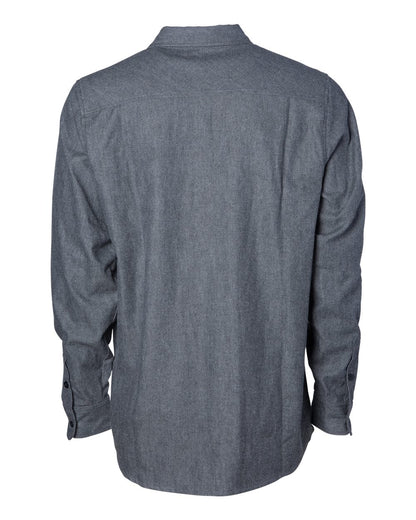 Independent Trading Co. Unisex Flannel Shirt EXP50F #color_Gunmetal Heather