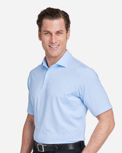 Fairway & Greene Men's USA Made Mini Stripe Tech Polo I11526 #colormdl_Bluff