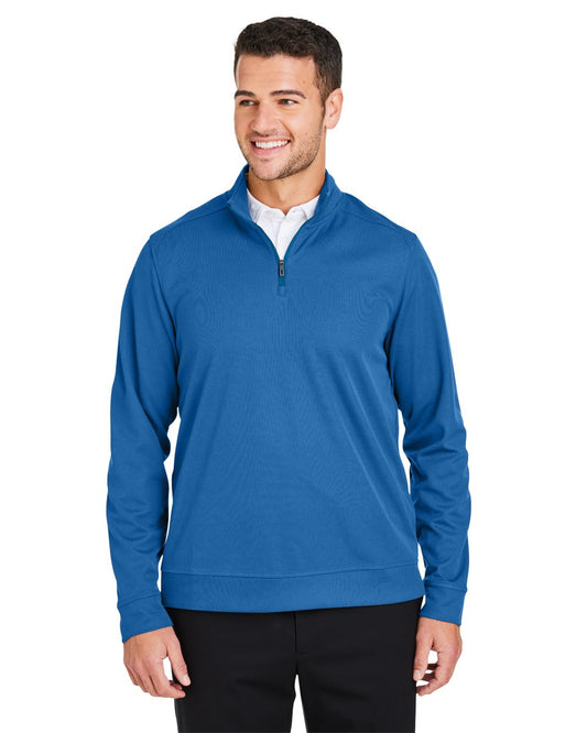 North End Men's Express Tech Performance Pique Quarter-Zip Pullover NE412
