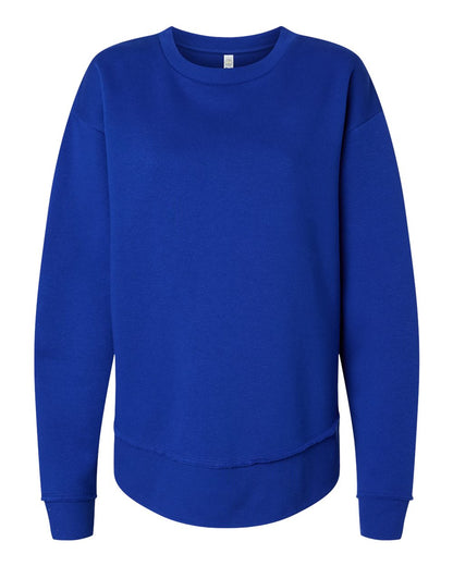 LAT Women's Weekend Fleece Crewneck Sweatshirt 3525 #color_Royal