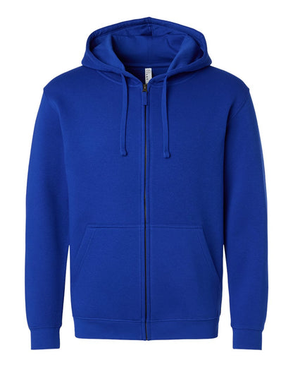LAT Unisex Full-Zip Fleece Hoodie Sweatshirt 6927 #color_Royal