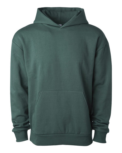 Independent Trading Co. Unisex Boulevard Heavyweight Hooded Sweatshirt IND330BLV #color_Alpine Green