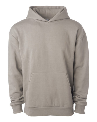 Independent Trading Co. Unisex Boulevard Heavyweight Hooded Sweatshirt IND330BLV #color_Cement