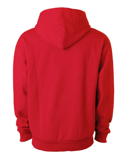 Independent Trading Co. Unisex Boulevard Heavyweight Hooded Sweatshirt IND330BLV #color_Red