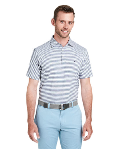 vineyard vines Men's Heathered Winstead Sankaty Polo G011145 vineyard vines Men's Heathered Winstead Sankaty Polo G011145