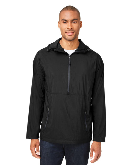 North End Men's Aura Lightweight Packable Anorak NE810