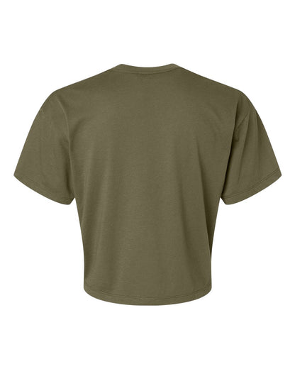 Next Level Women's Ideal Crop Top 1580 #color_Military Green