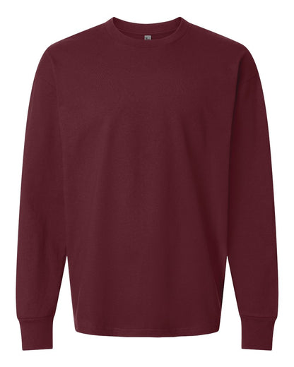 Next Level Unisex Heavyweight Long Sleeve T-Shirt 7211 #color_Maroon